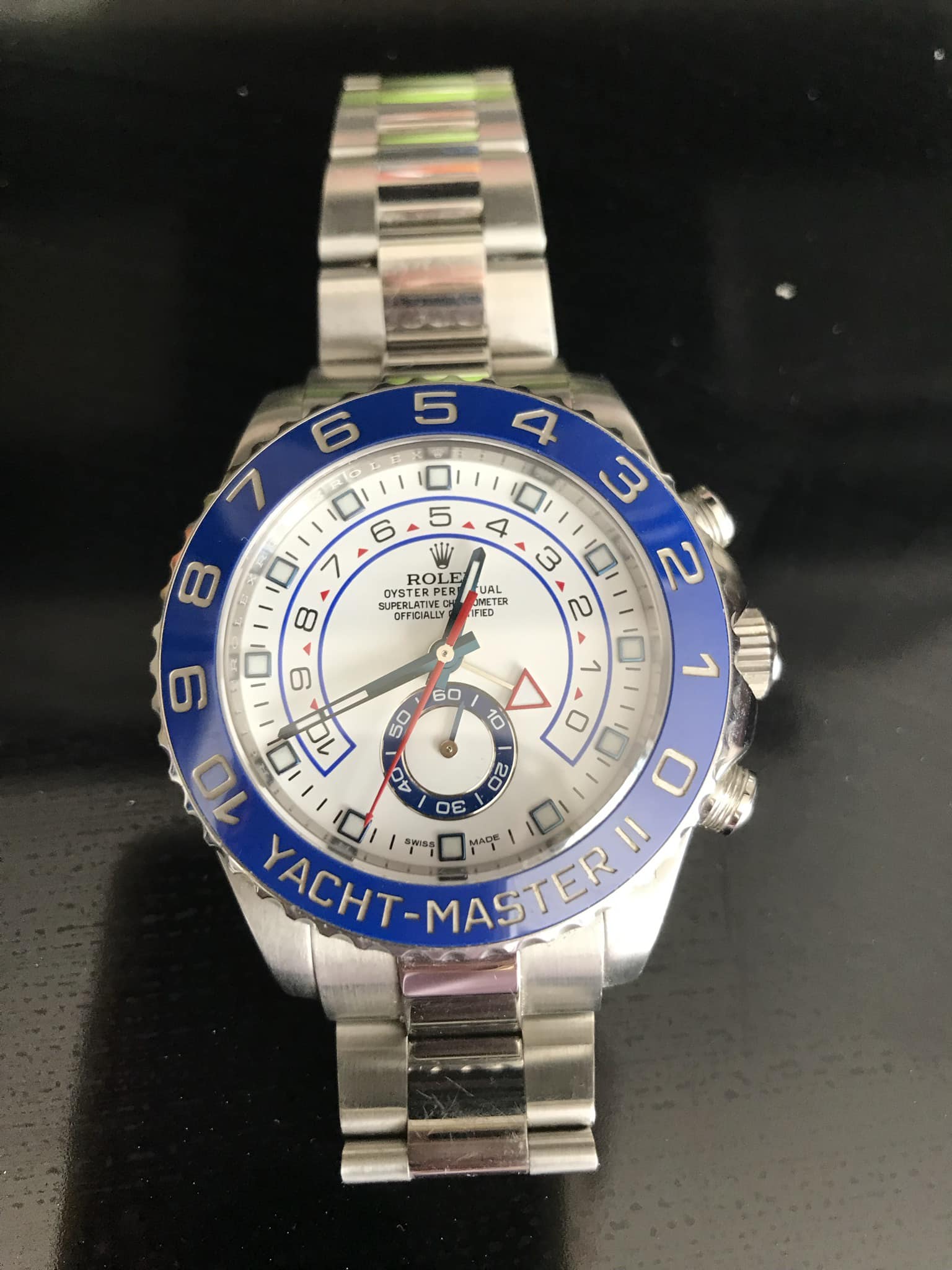 Rolex Yacht-Master 44mm White Dial 116680 photo review