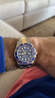 Click to view full screen Rolex Submariner Blue Dial 126613LB Bluesy photo review