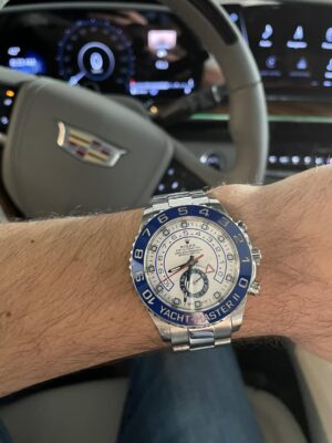 Click to view full screen Rolex Yacht-Master White Dial 116680 photo review