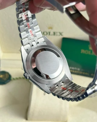 Replica Rolex Datejust Blue Dial Fluted Bezel Jubilee Bracelet