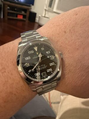 Click to view full screen Rolex Air-King Black Dial 116900 photo review