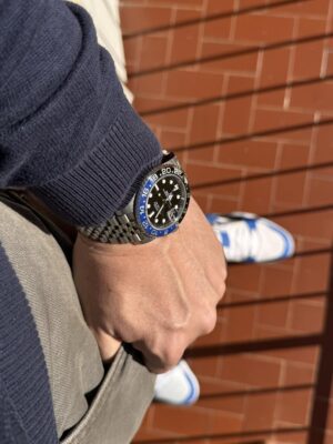 Click to view full screen Superclone Rolex GMT-Master II Black Dial 126710BLNR "Batgirl" photo review