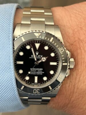 Click to view full screen Superclone Rolex Submariner Black Dial 124060 No-Date photo review