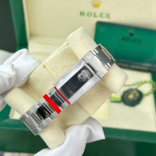 Replica Rolex Datejust Wimbledon Rhodium Dial Fluted Bezel Oyster Bracelet