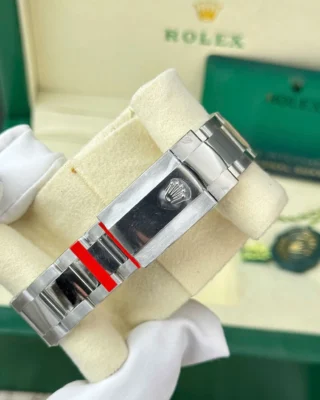 Replica Rolex Datejust Wimbledon Rhodium Dial Fluted Bezel Oyster Bracelet