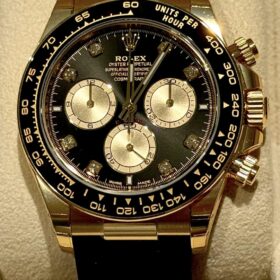 Superclone Rolex Daytona 40 mm Black Dial Yellow Gold 126518LN photo review