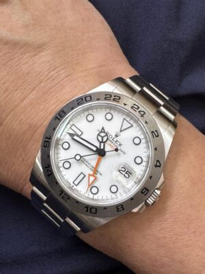 Click to view full screen Rolex "Polar" Explorer II White Dial 226570 WSO photo review