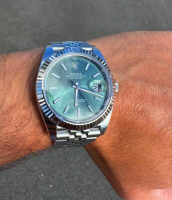 Rolex Datejust Green Dial 126334 Jubilee 41 mm photo review