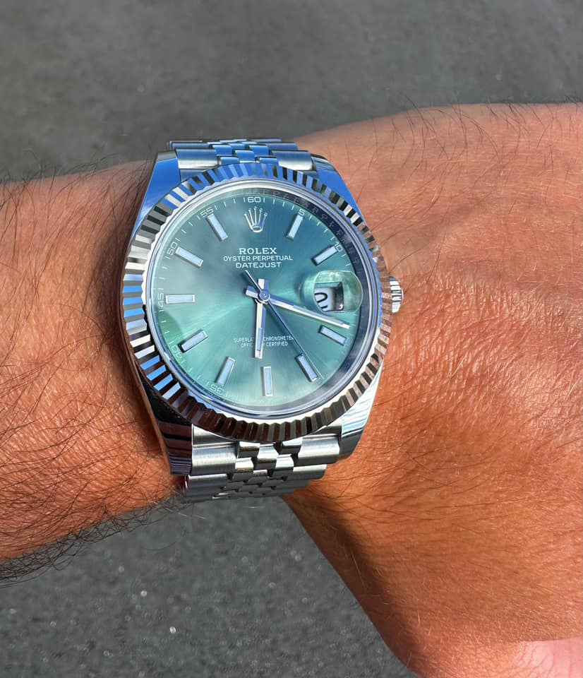 Rolex Datejust 41mm Green Dial 126334 Jubilee photo review