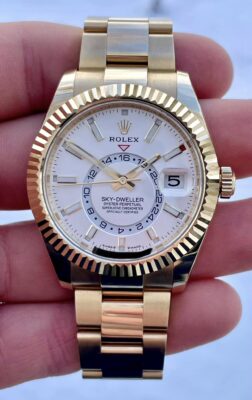 Superclone Rolex Sky-Dweller Intense white Dial 336938 photo review