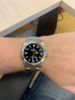 Superclone Rolex Explorer Black Dial 224270 photo review