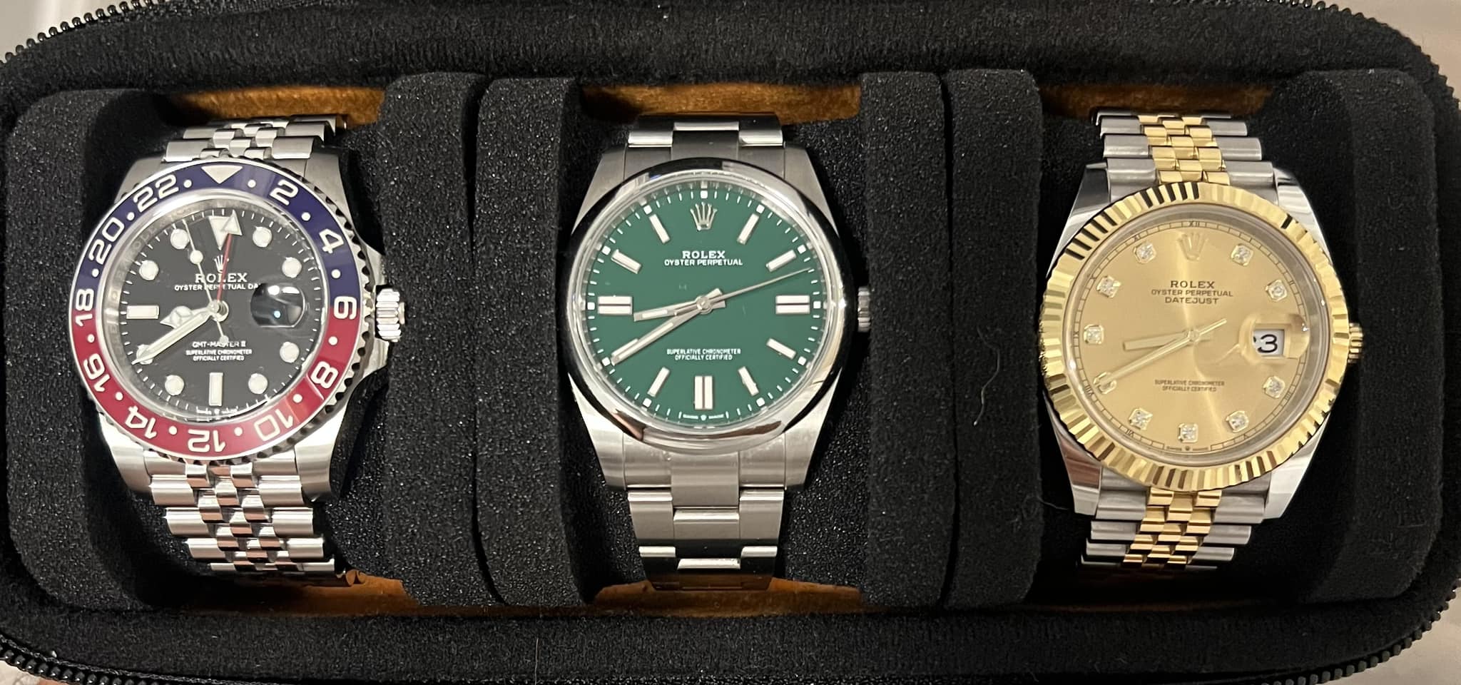 Rolex Oyster Perpetual 41mm Green Dial 124300 photo review