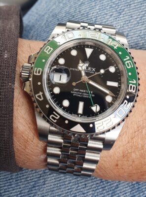 Click to view full screen Superclone Rolex GMT-Master II “Sprite” 126720VTNR photo review
