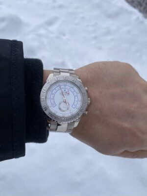 Click to view full screen Rolex Yacht-Master White Dial 116689 photo review