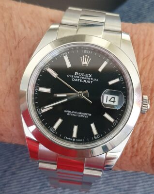 Rolex Datejust Black Dial 69160 28 mm photo review