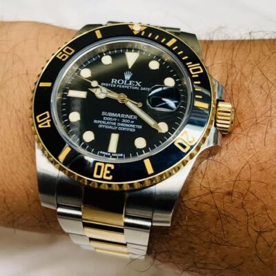 Click to view full screen Superclone Rolex Submariner Black Dial PR16233BG photo review