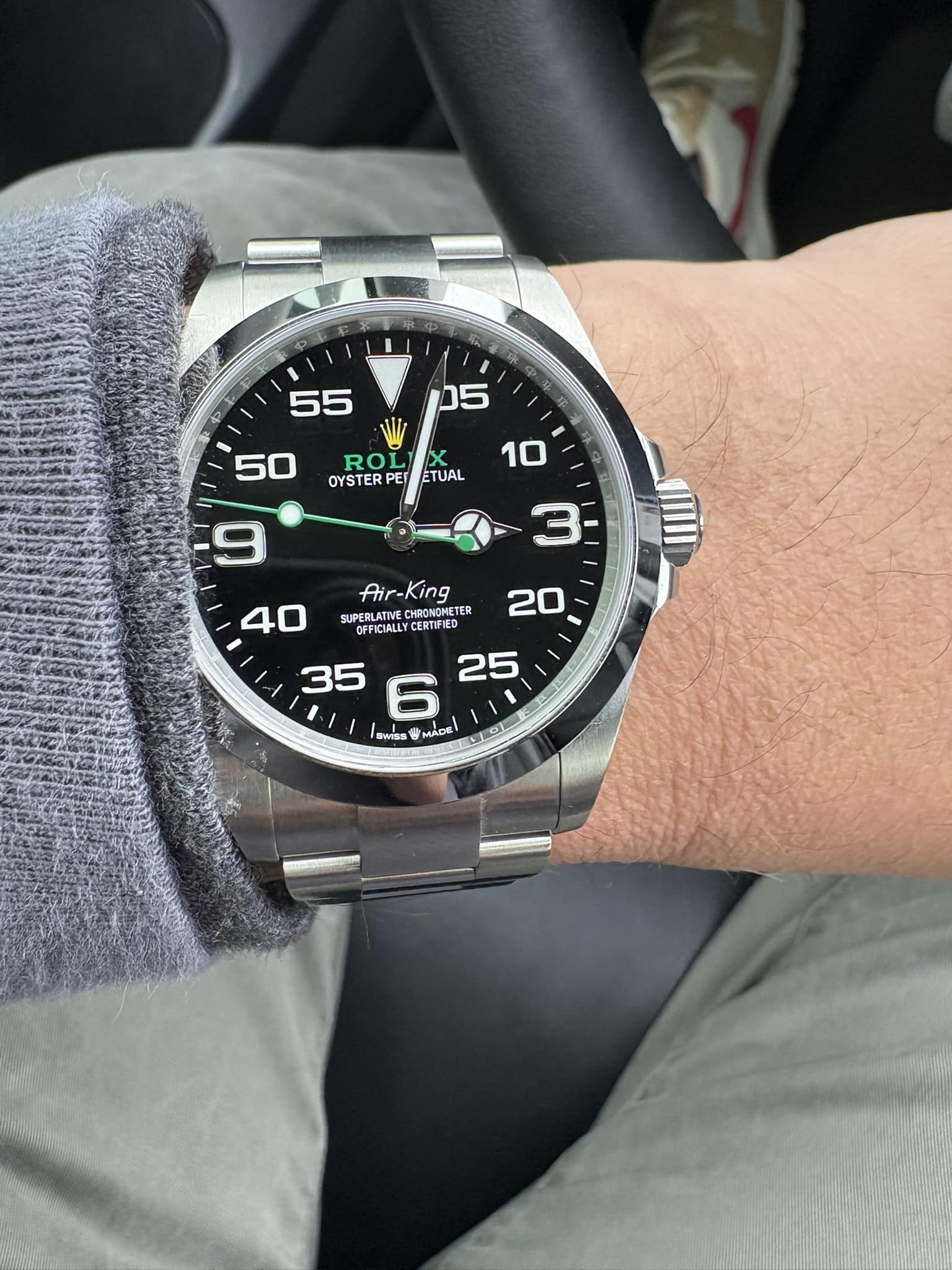 Rolex Air-King 38mm Black Dial 116900 photo review