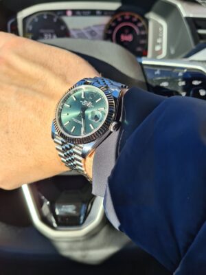 Rolex Datejust Green Dial 126334 Jubilee 41 mm photo review