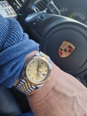 Rolex Datejust Champagne Diamonds Dial 16233 36 mm photo review