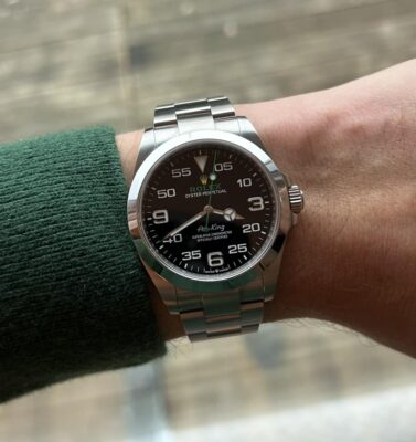 Rolex Air-King Black Dial 116900 photo review