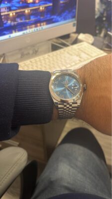 Rolex Lady-Datejust Blue Dial 178240 Jubilee 30 mm photo review