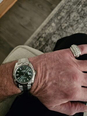 Rolex Datejust Green Dial 126334 Jubilee 41 mm photo review