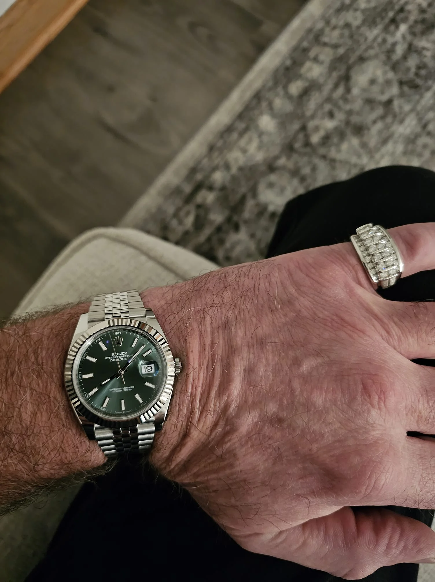 Rolex Datejust 41mm Green Dial 126334 Jubilee photo review