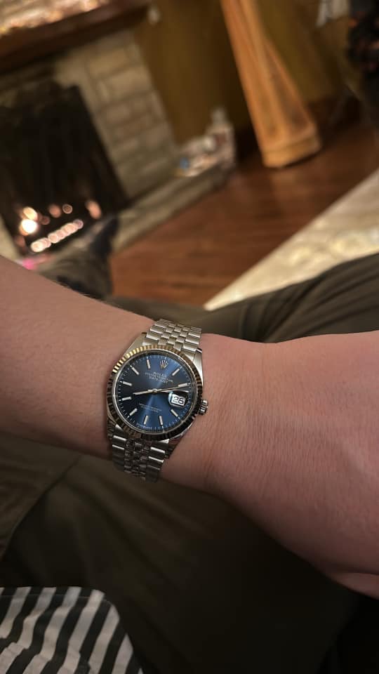 Rolex Datejust 41mm Blue Dial 126334 Jubilee photo review