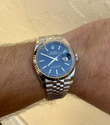 Rolex Datejust Blue Dial 126334 Jubilee 41 mm photo review