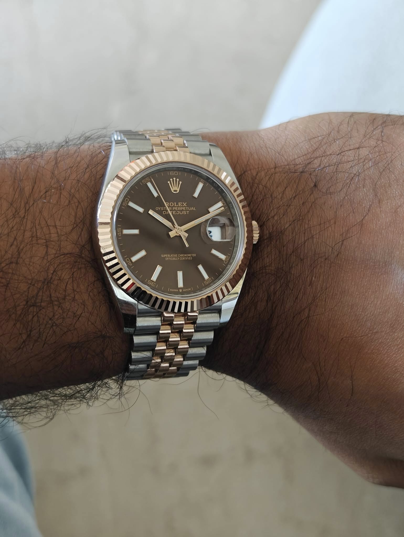 Superclone Rolex Datejust 36 mm Chocolate Dial 126231 photo review