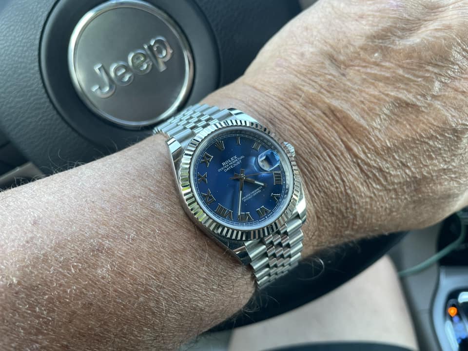 Rolex Datejust 36mm Blue Dial 116234 photo review