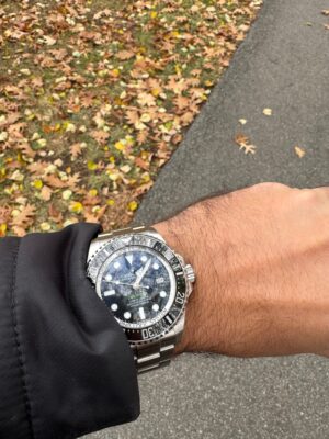 Click to view full screen Rolex Deepsea D-Blue Dial 116660 photo review