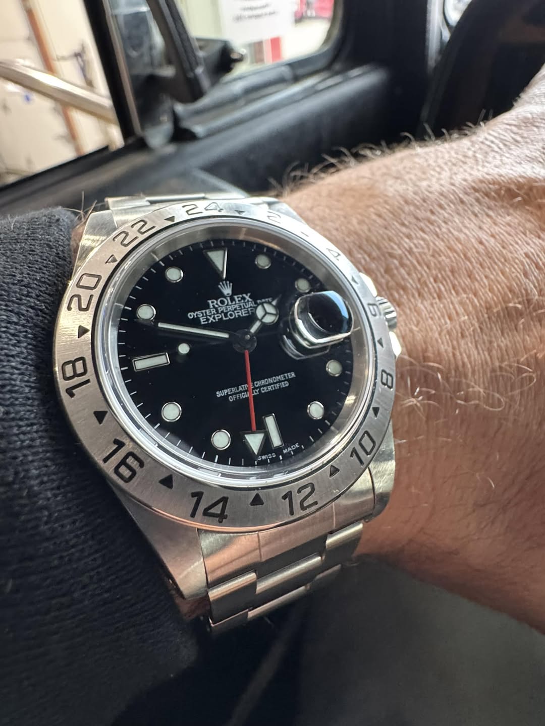 Rolex Explorer 40mm Black Dial 16550 photo review