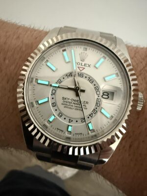 Superclone Rolex Sky-Dweller Intense white Dial 336934 photo review