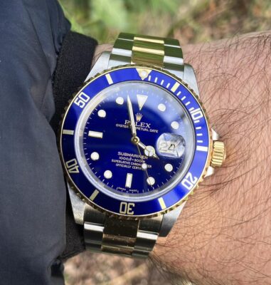 Superclone Rolex Submariner Blue Dial 116613LB "Bluesy" photo review