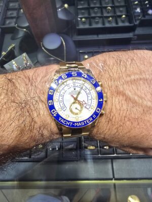 Rolex Yacht-Master White Dial 116681 photo review