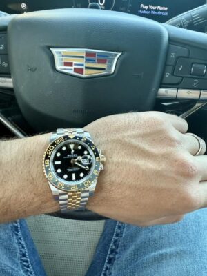 Click to view full screen Superclone Rolex GMT-Master II Black Dial "Zombie" 126713GRNR photo review