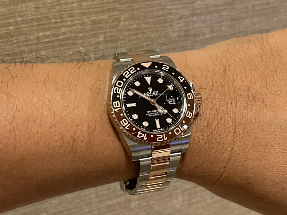 Superclone Rolex GMT-Master II 40mm Black Dial 126711CHNR Root Beer photo review