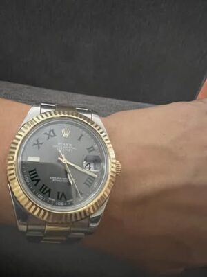 Rolex Datejust II Rhodium Dial 126333 "Wimbledon" Two-Tone Oyster 41 mm photo review