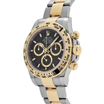 Superclone Rolex Daytona Black Dial 126503 Perspective View