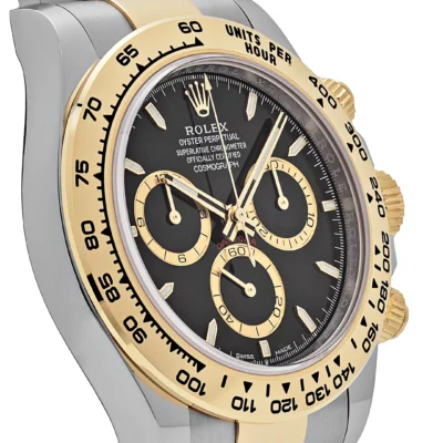 Superclone Rolex Daytona Black Dial 126503 Angle Detail