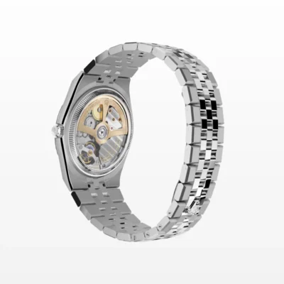 Replica Rolex Land-Dweller 36 mm Oystersteel and white gold Close-Up Focus