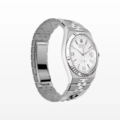 Replica Rolex Land-Dweller 36 mm Oystersteel and white gold Style Perspective
