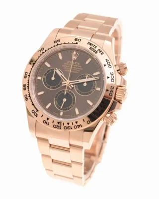 Superclone Rolex Daytona 126505 Bright Chocolate Dial Close-Up Focus
