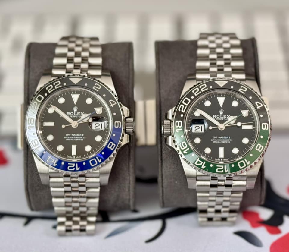 Click to view full screen Superclone Rolex GMT-Master II Black Dial 126710BLNR "Batgirl" photo review
