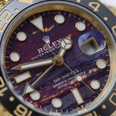 Superclone Rolex GMT-Master II 126718GRNR Tiger Iron Dial Product Detail