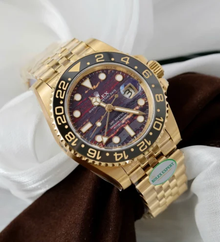 Superclone Rolex GMT-Master II 40 mm 126718GRNR Tiger Iron Dial - Image 3