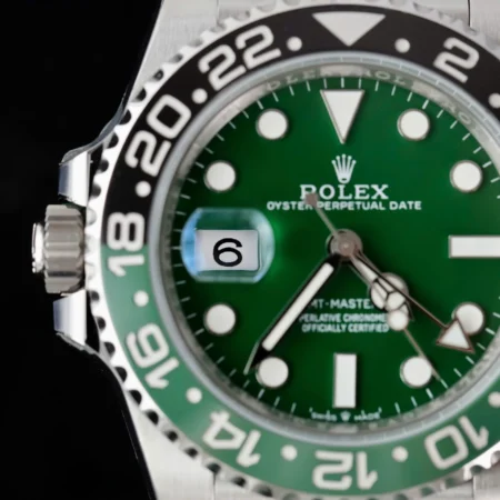 Superclone Rolex GMT-Master II 40 mm 126729VTNR Jubilee “Absinthe” - Image 7