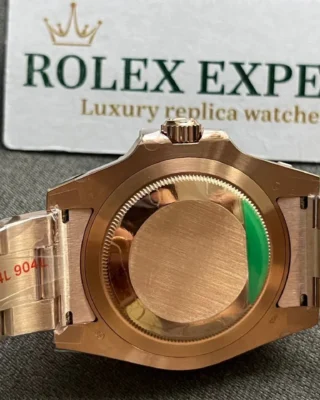 Superclone Rolex GMT-Master II 126715CHNR Tiger Iron Dial Craftsmanship View