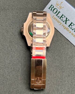 Superclone Rolex GMT-Master II 126715CHNR Tiger Iron Dial Angle Detail